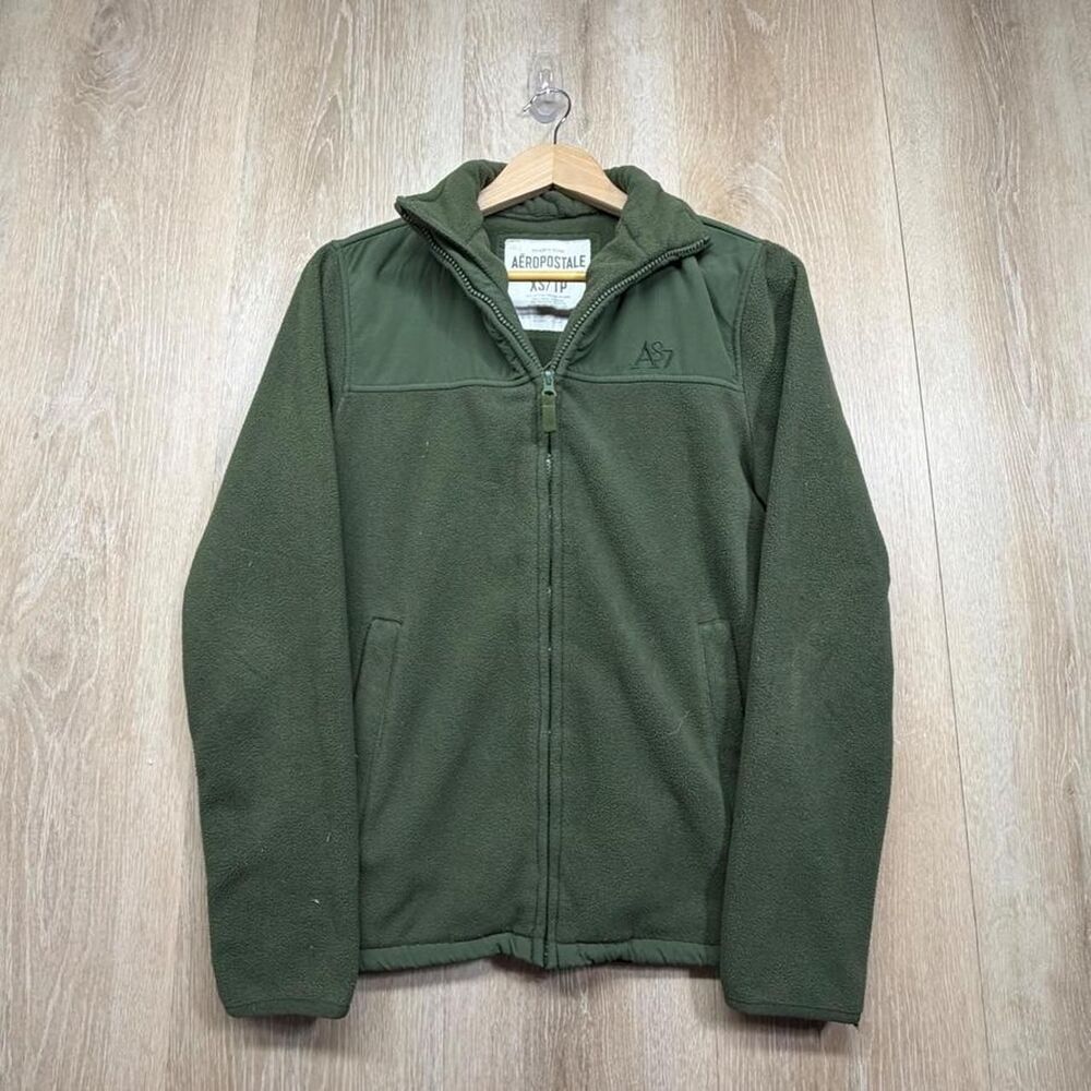 Aeropostale Women's Green and Khaki Jacket